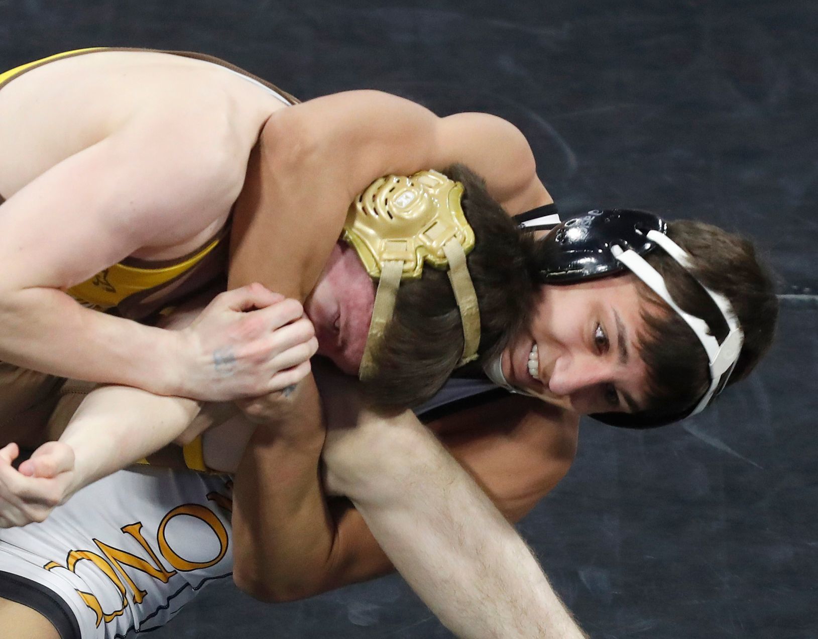 First round of state wrestling